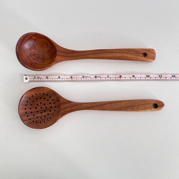 Wooden Kitchen Utensils Set, Cooking Utensils Nonstick Hard Wooden - Picture 8 of 9